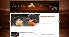 Desktop Screenshot of annexbaseballblog.com