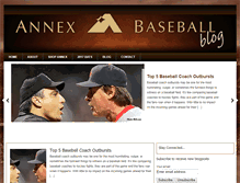 Tablet Screenshot of annexbaseballblog.com